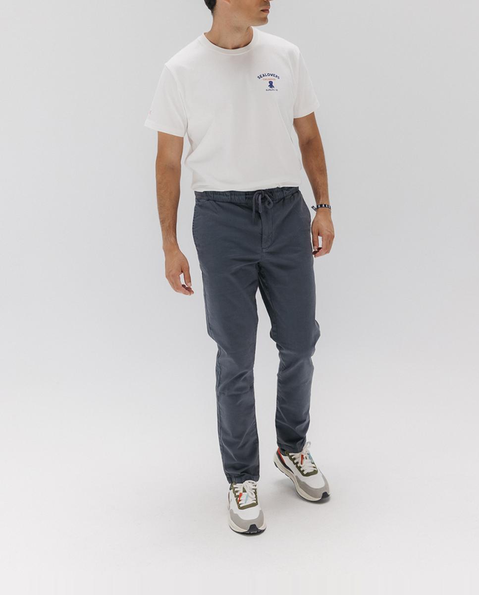 Imagen 0 de Pantalón de hombre tipo jogger con cintura elástica
