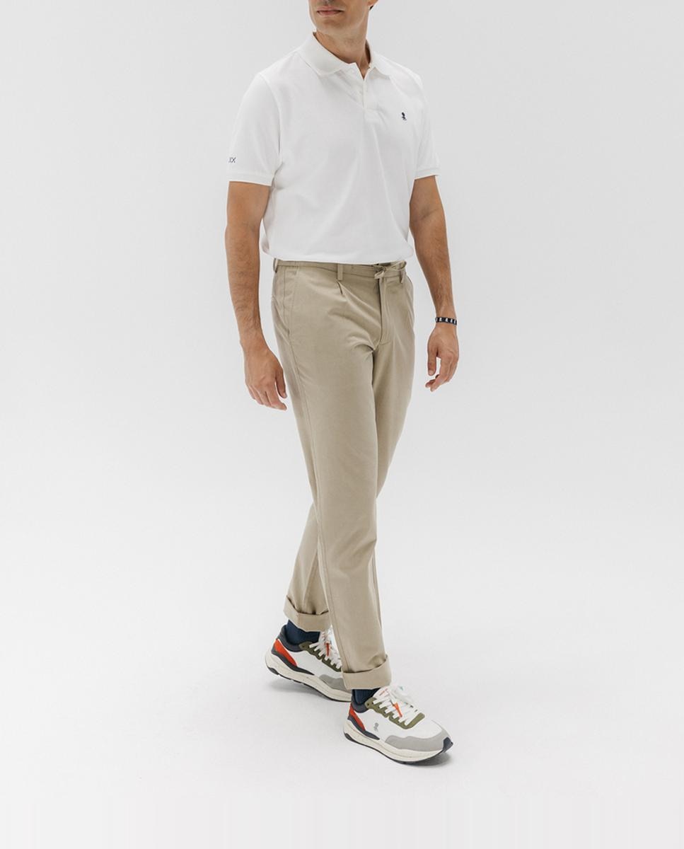 Imagen 0 de Pantalón de hombre tipo chino con pliegue y cordón extraíble