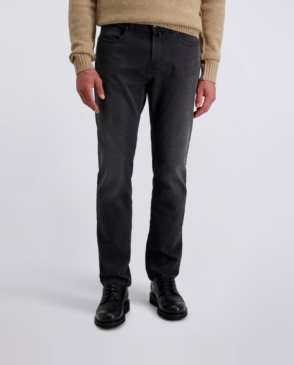 Imagen 0 de Pantalón denim de hombre Fureflex warm Lyon Tapered negro lavado termoregulable