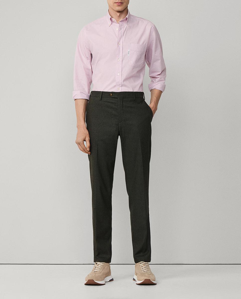 Imagen 0 de Pantalón chino de hombre mezcla de lana elástico corte regular