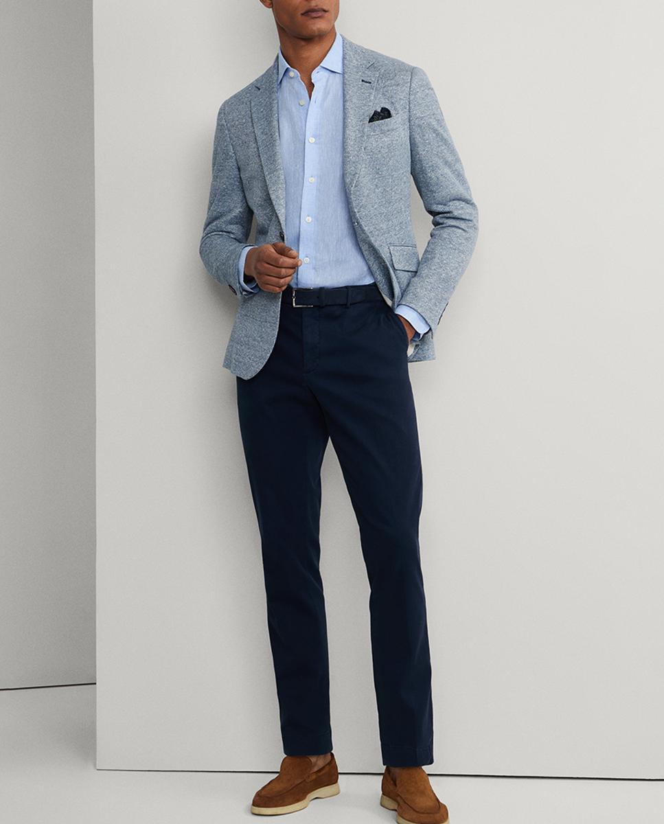 Imagen 0 de Pantalón chino de hombre regular fit texturizado tallas grandes