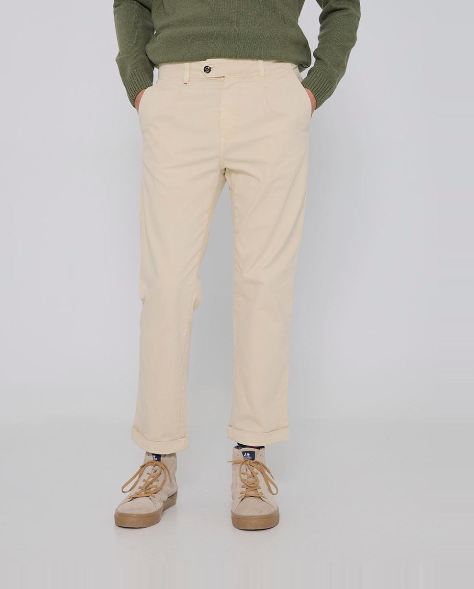 Imagen 0 de Pantalón steve chino regular pinza crudo