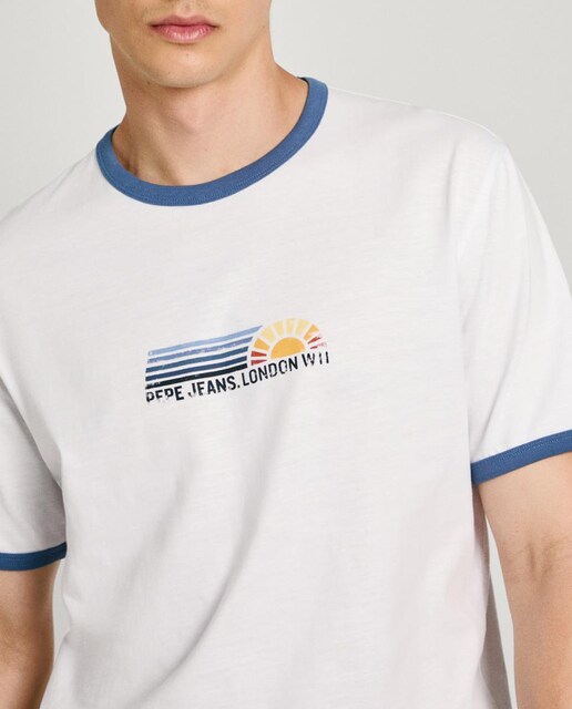 Imagen 0 de Camiseta de hombre manga corta con estampado