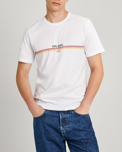 Imagen 0 de Camiseta de hombre manga corta con estampado