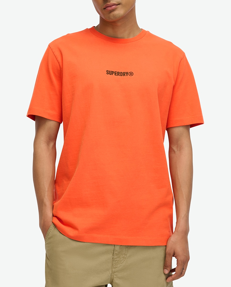 Imagen 0 de Camiseta suelta con micrologotipo estampado