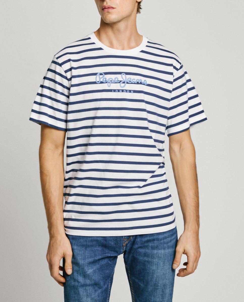 Imagen 0 de Camiseta de hombre manga corta logotipo central