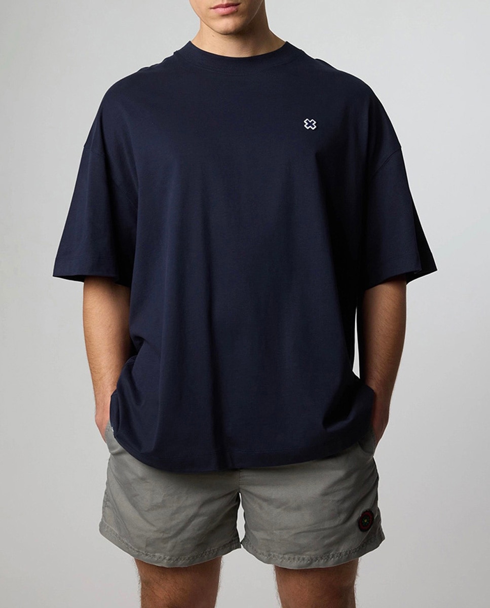 Imagen 0 de Camiseta con nuestra clásica X bordada en la parte delantera del pecho de hombre