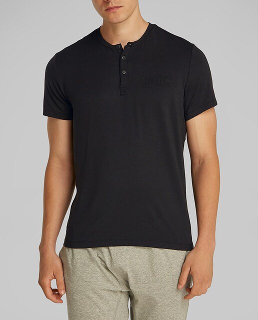 Imagen 0 de Camiseta de manga corta con cuello panadero
