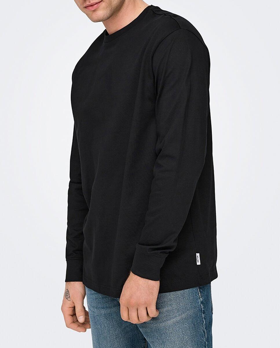 Imagen 0 de Camiseta básica de hombre de manga larga