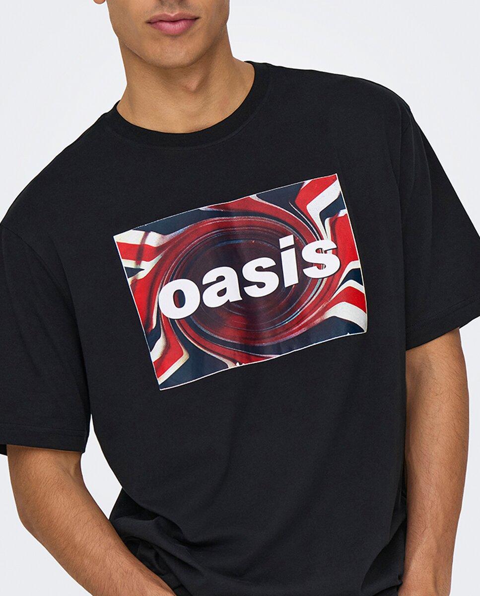 Imagen 0 de Camiseta de manga corta de hombre con dibujo frontal