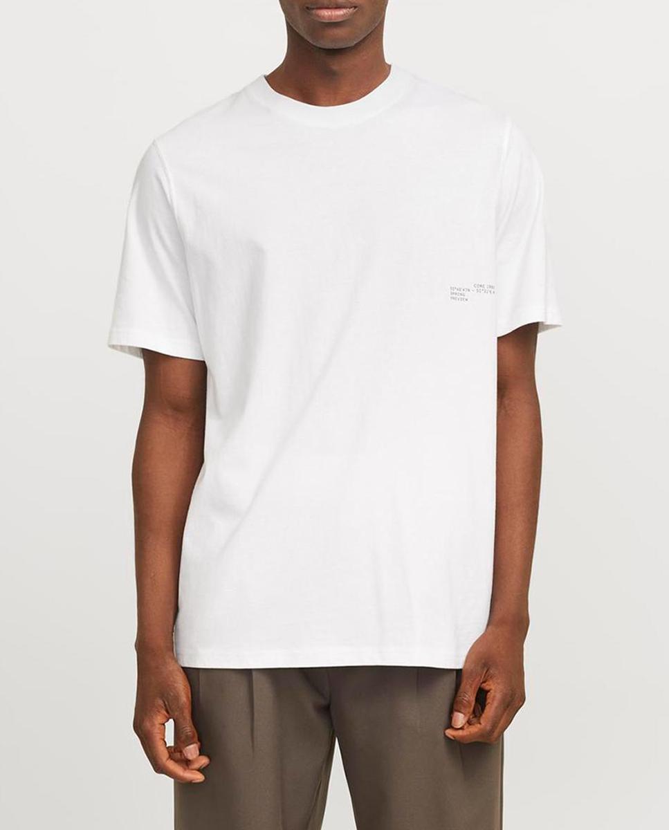 Imagen 0 de Camiseta de manga corta con dibujo en parte trasera de hombre