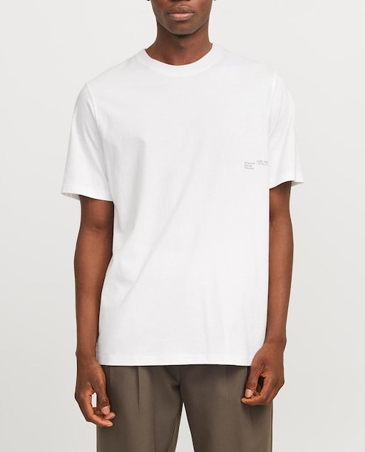 Imagen 0 de Camiseta de manga corta con dibujo en parte trasera de hombre