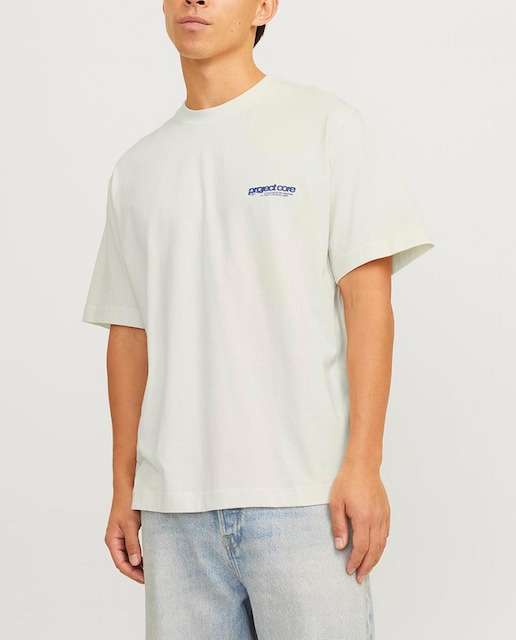 Imagen 0 de Camiseta de manga corta cuello redondo y logo lateral de hombre