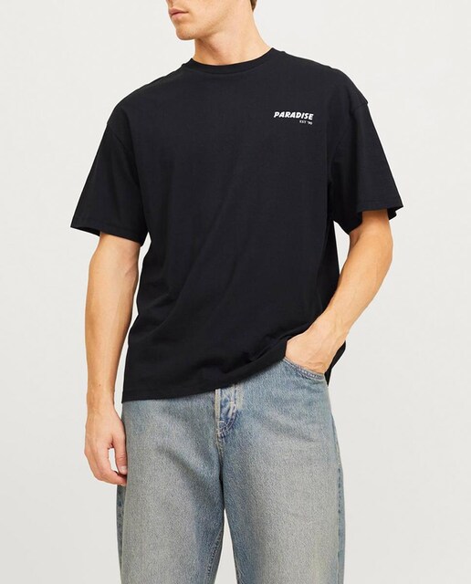 Imagen 0 de Camiseta de hombre manga corta serigrafiado lateral