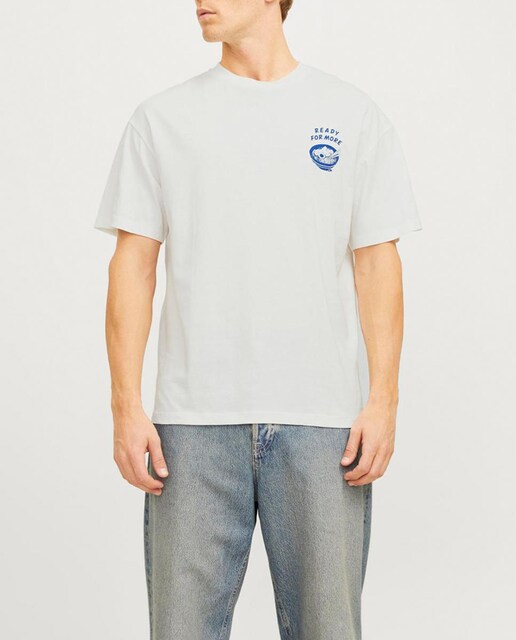 Imagen 0 de Camiseta de hombre manga corta serigrafiado lateral