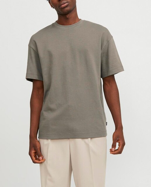 Imagen 0 de Camiseta de mangas cortas lisa de hombre