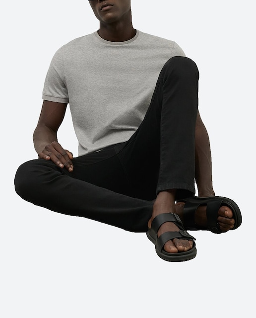 Imagen 0 de Camiseta de hombre de algodón mercerizado gris melange