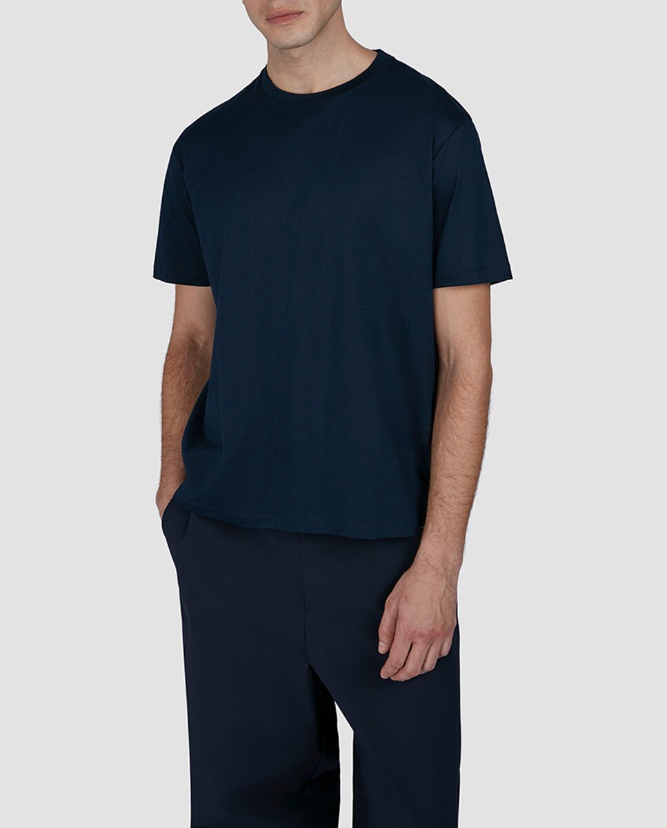 Imagen 0 de Camiseta de hombre de tallas grandes manga corta lisa riviera