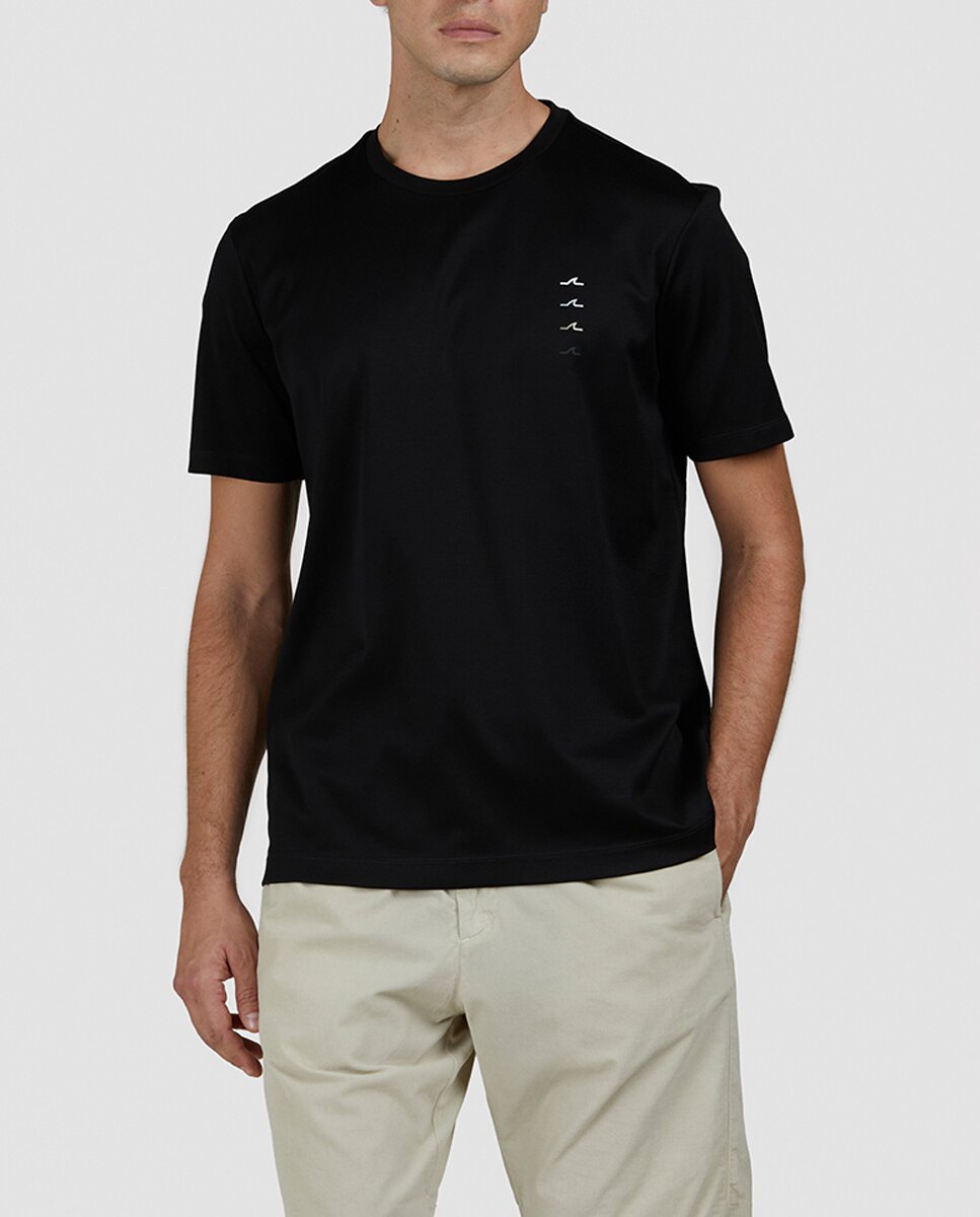 Imagen 0 de Camiseta de hombre de tallas grandes manga corta logo especial pecho