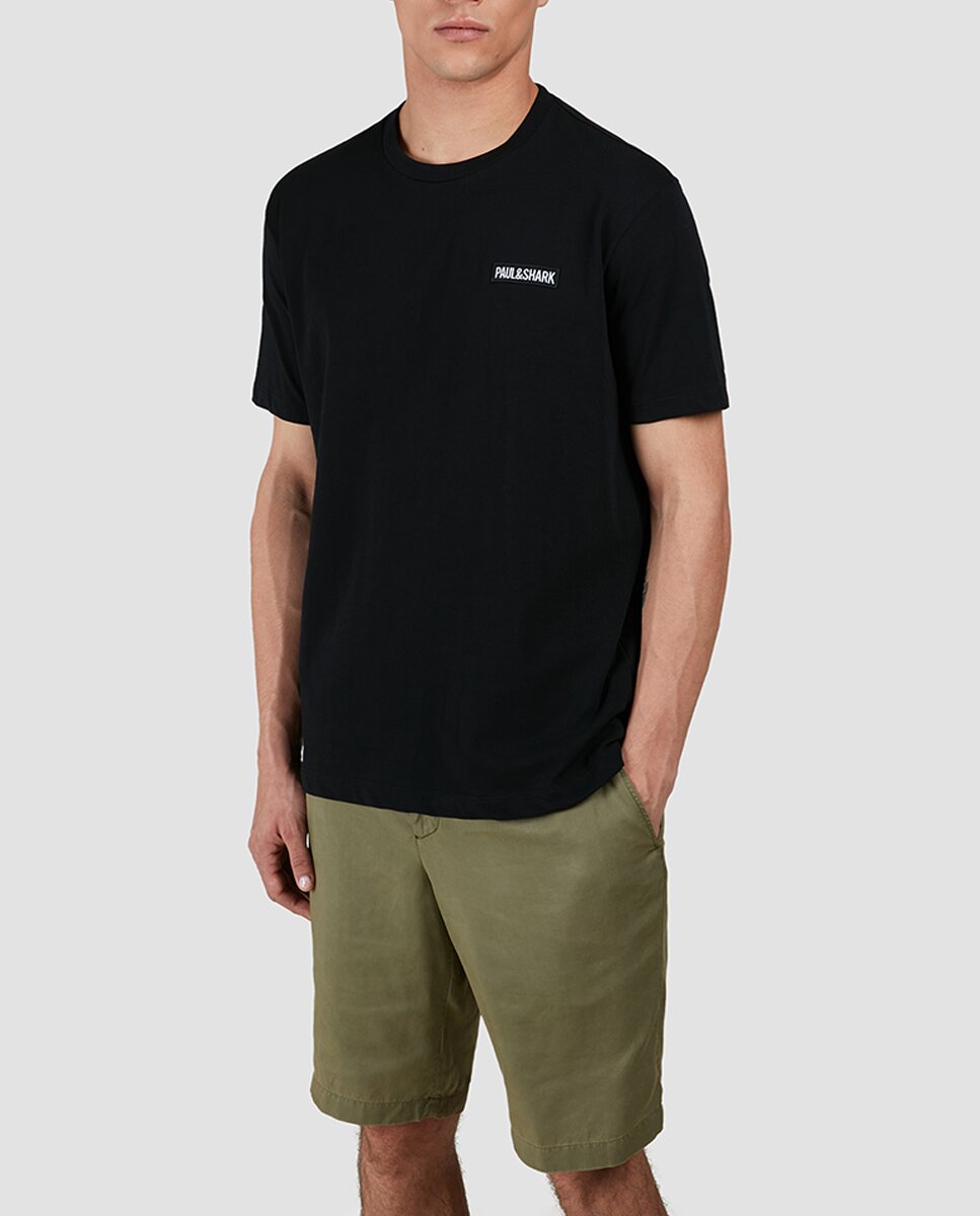 Imagen 0 de Camiseta de hombre de tallas grandes manga corta logo pecho y espalda