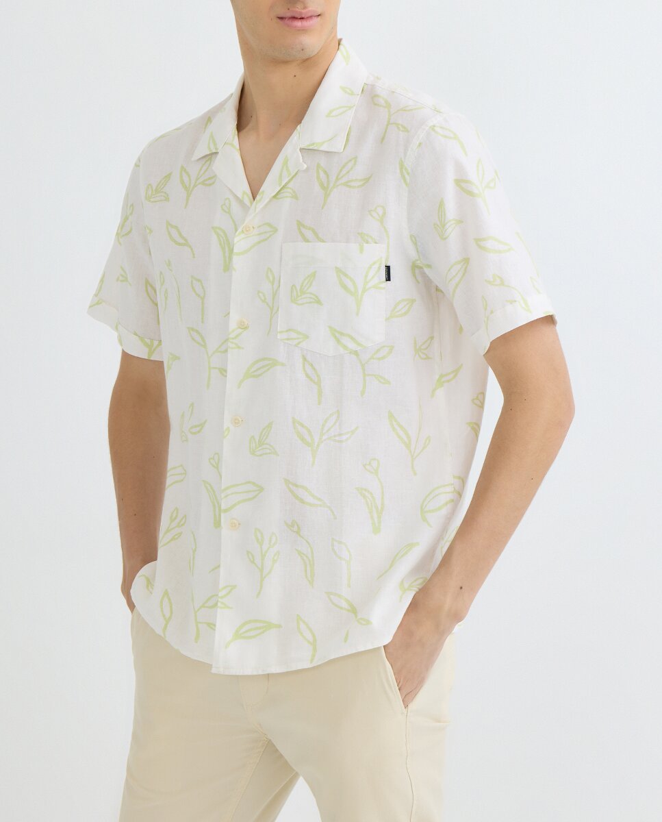Imagen 0 de Camisa de hombre de manga corta, regular fit.