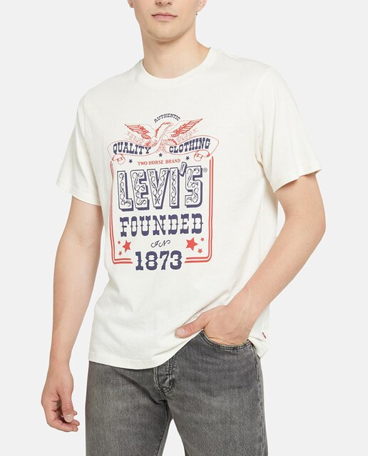 Imagen 0 de Camiseta de hombre de manga corta con cuello redondo