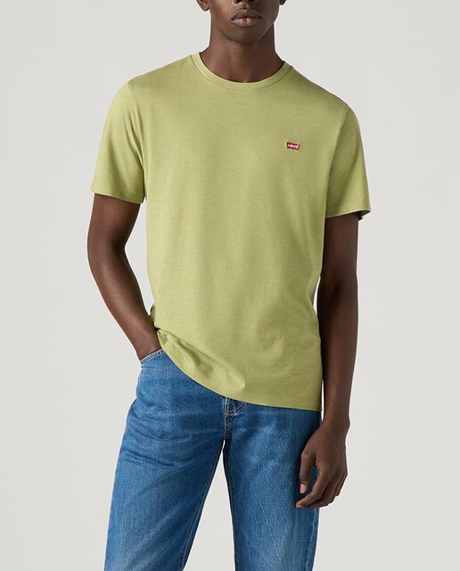 Imagen 0 de Camiseta de hombre de manga corta con cuello redondo