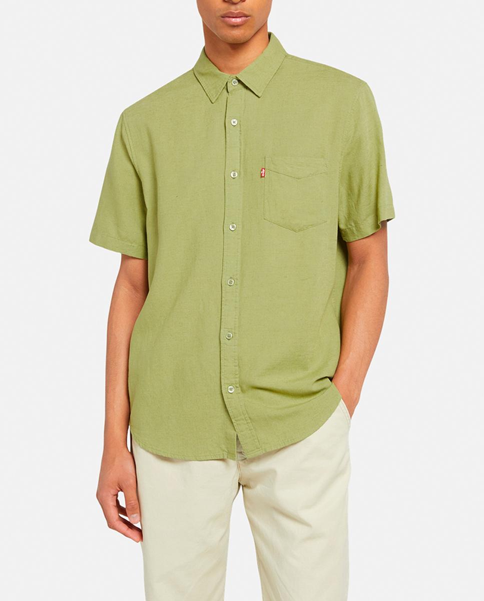 Imagen 0 de Camisa lisa de hombre regular
