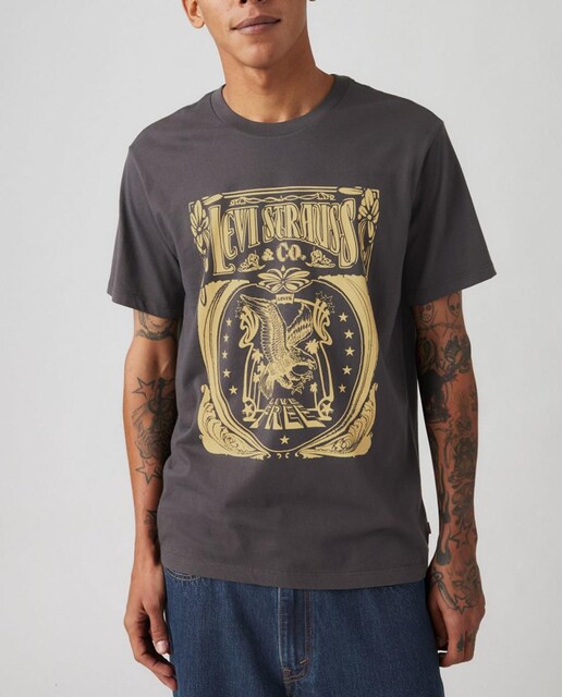 Imagen 0 de Camiseta de hombre de manga corta con cuello redondo