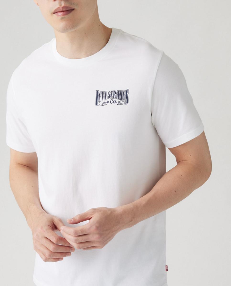 Imagen 0 de Camiseta de hombre de manga corta con cuello redondo