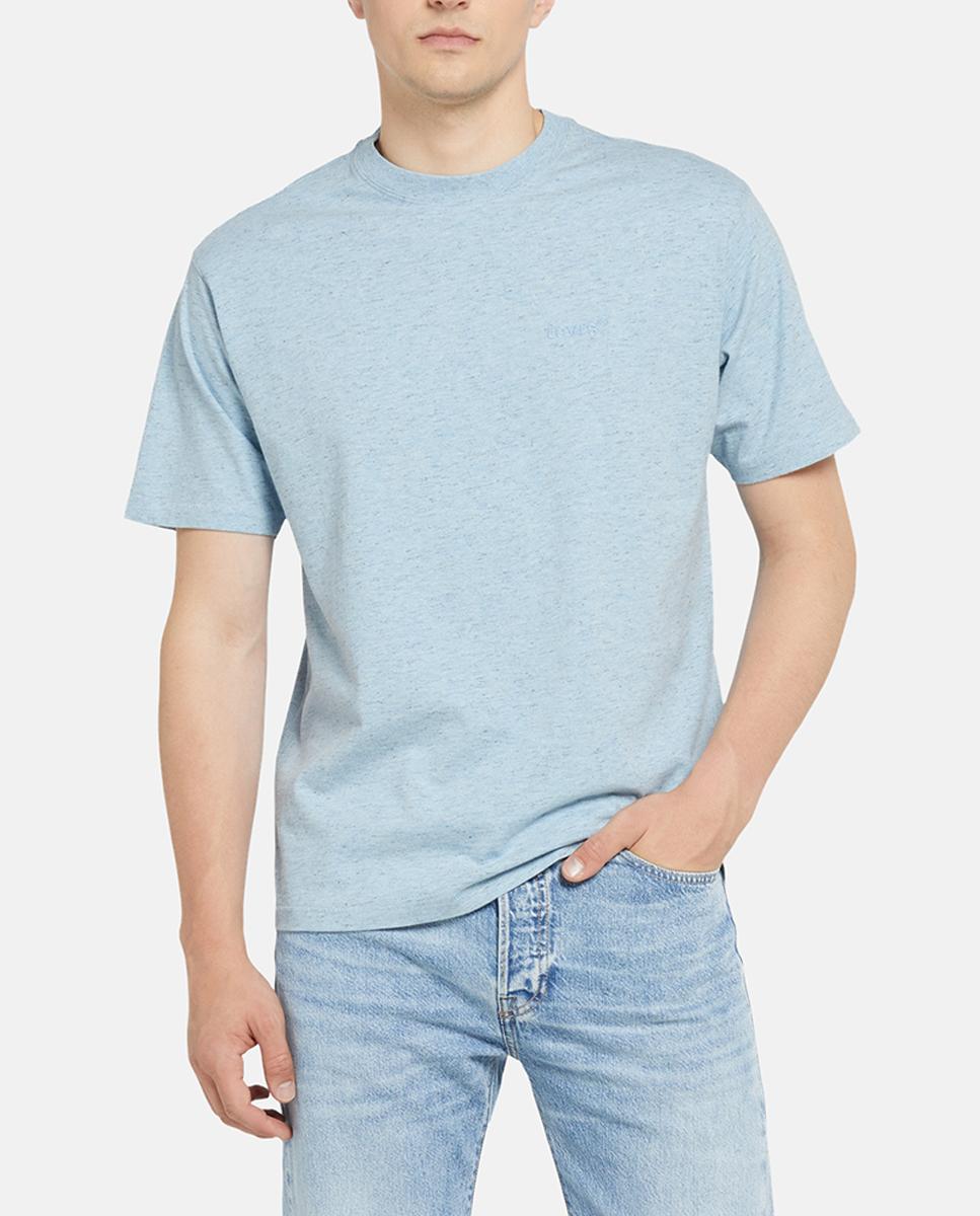Imagen 0 de Camiseta de hombre de manga corta con cuello redondo