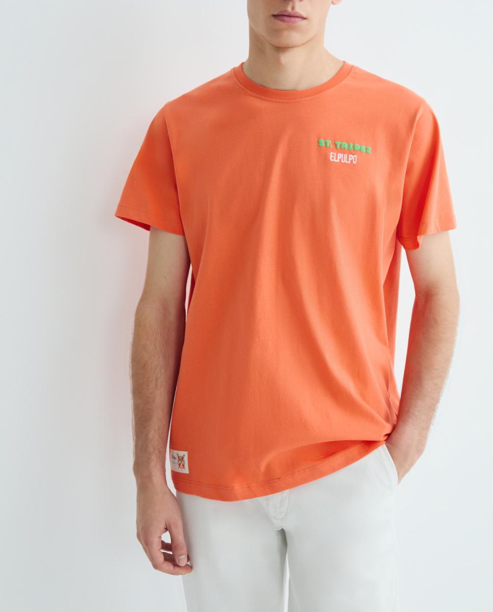 Imagen 0 de Camiseta hombre manga corta cuello caja