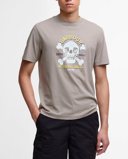 Imagen 0 de Camiseta de hombre de manga corta con grafico en el pecho multicolor