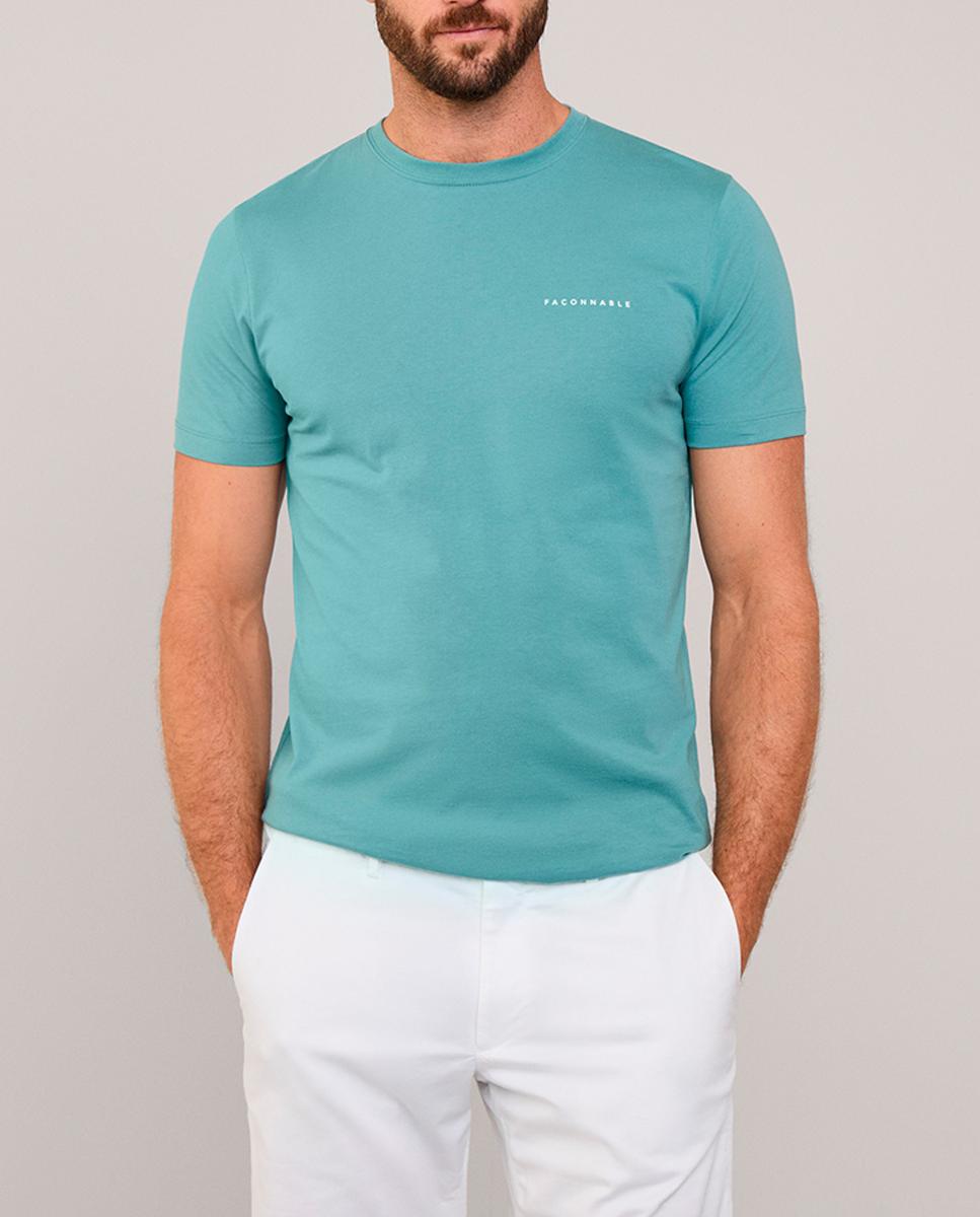 Imagen 0 de Camiseta de hombre manga corta con estampado en espalda