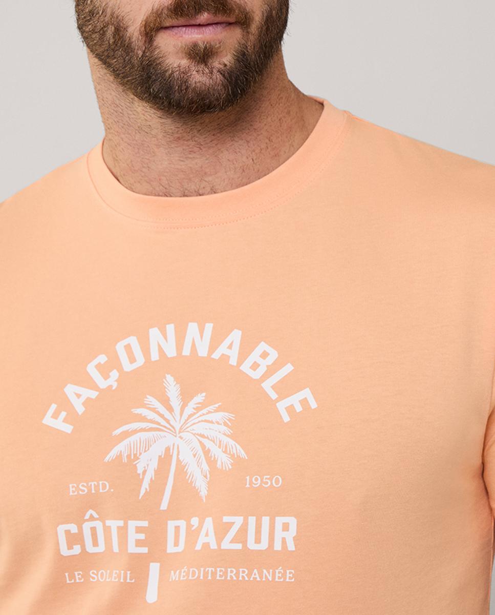 Imagen 0 de Camiseta de hombre manga corta estampado palmera