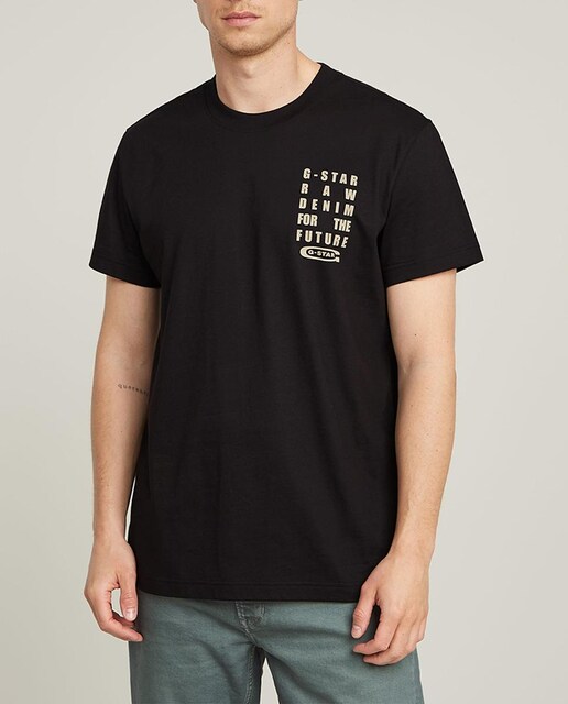 Imagen 0 de Camiseta Text Chest de hombre