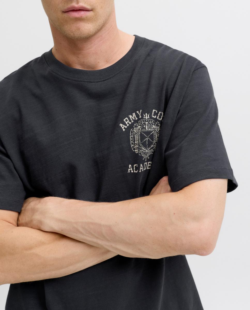 Imagen 0 de Camiseta de hombre manga corta con print frontal