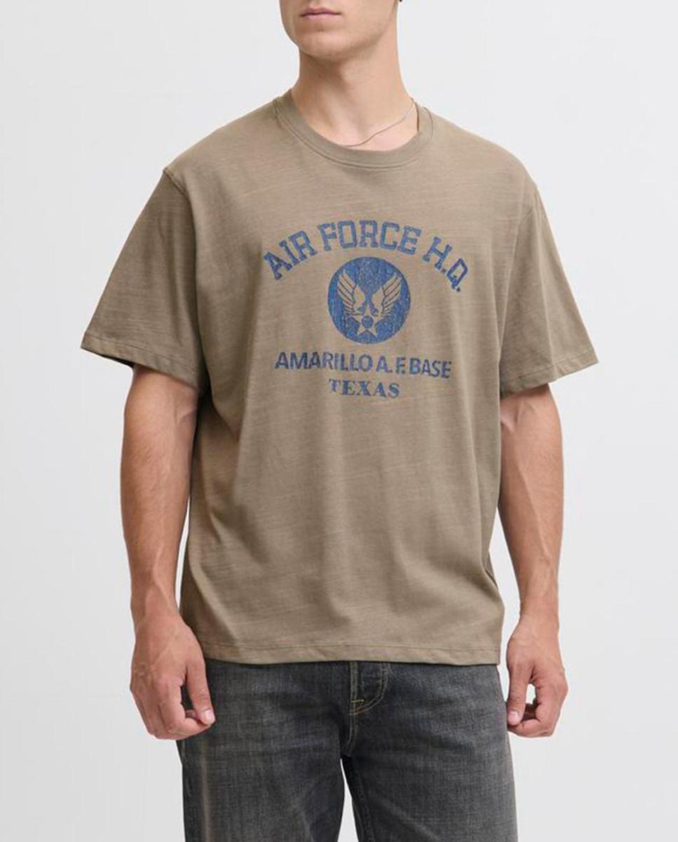 Imagen 0 de Camiseta de hombre manga corta con print frontal