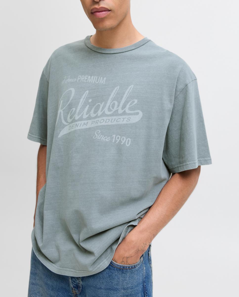 Imagen 0 de Camiseta de hombre manga corta con print frontal