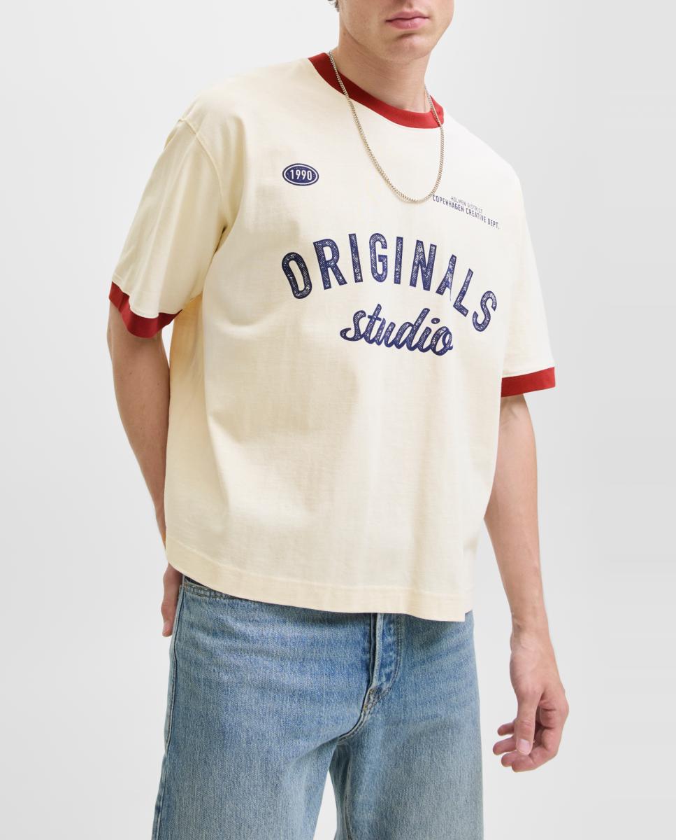 Imagen 0 de Camiseta de hombre manga corta cropped