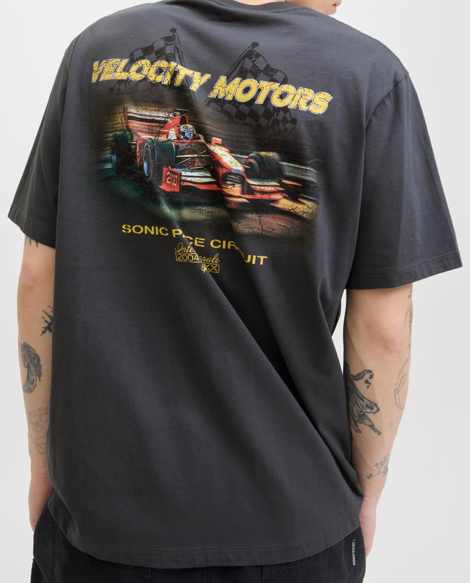 Imagen 0 de Camiseta de hombre manga corta con print frontal