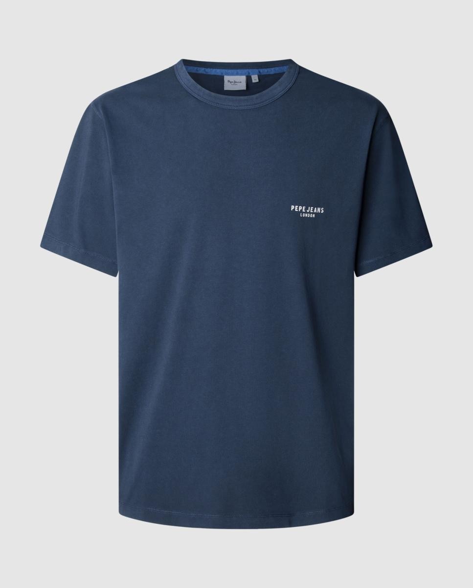 Imagen 0 de Camiseta de hombre con estampado en la espalda, corte holgado.
