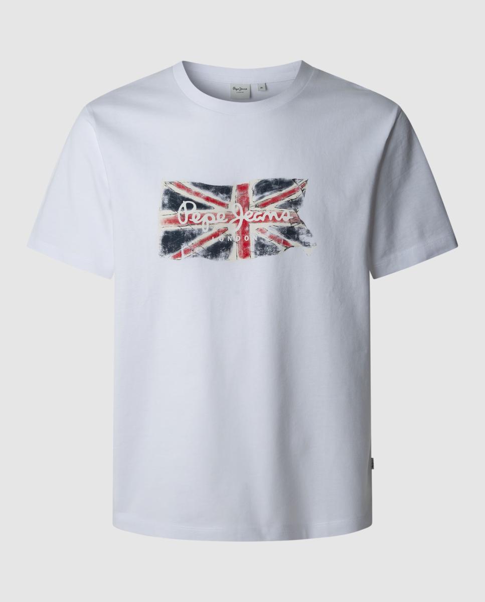 Imagen 0 de Camiseta de hombre logo union jack fit regular
