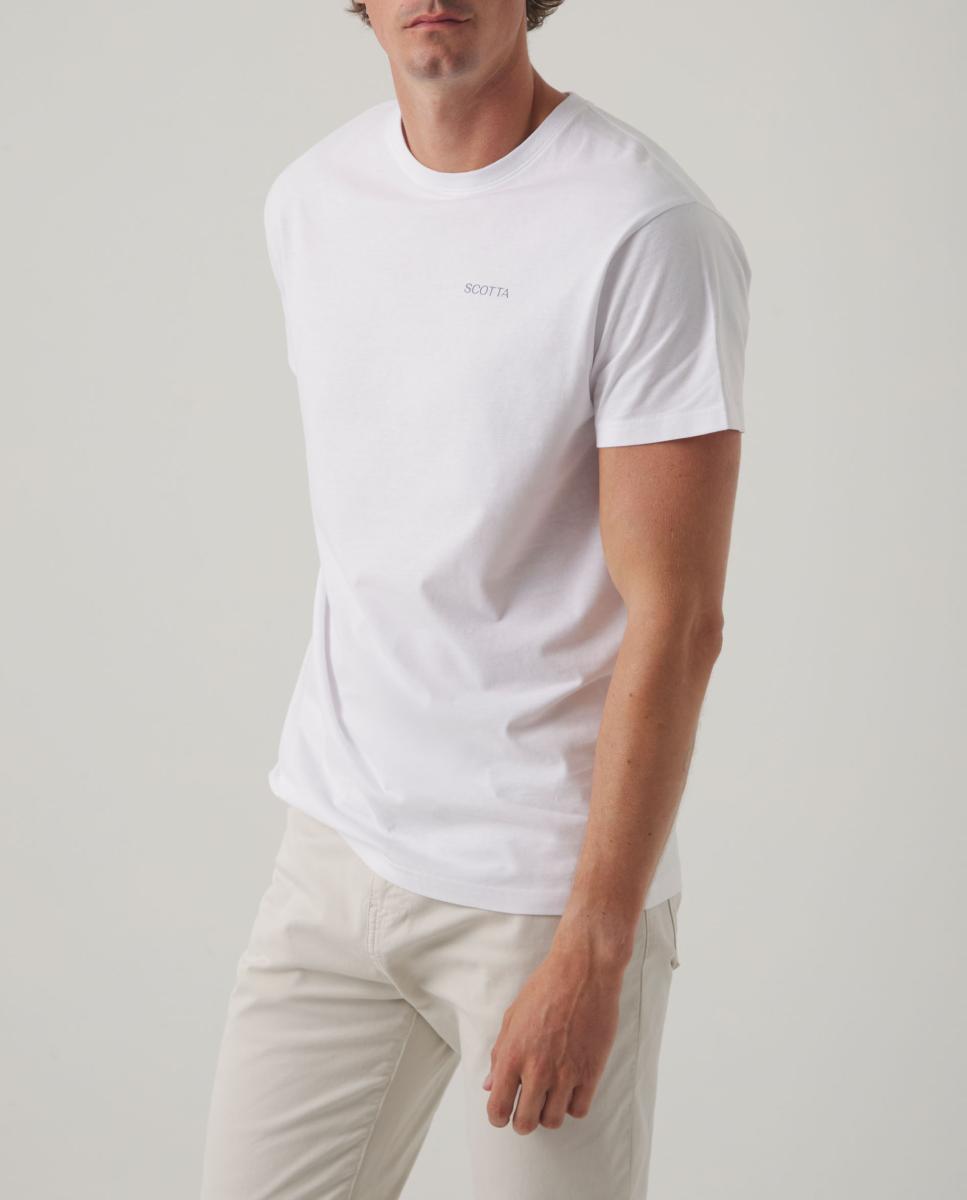 Imagen 0 de CAMISETA LOGO DESGASTADO BLANCO