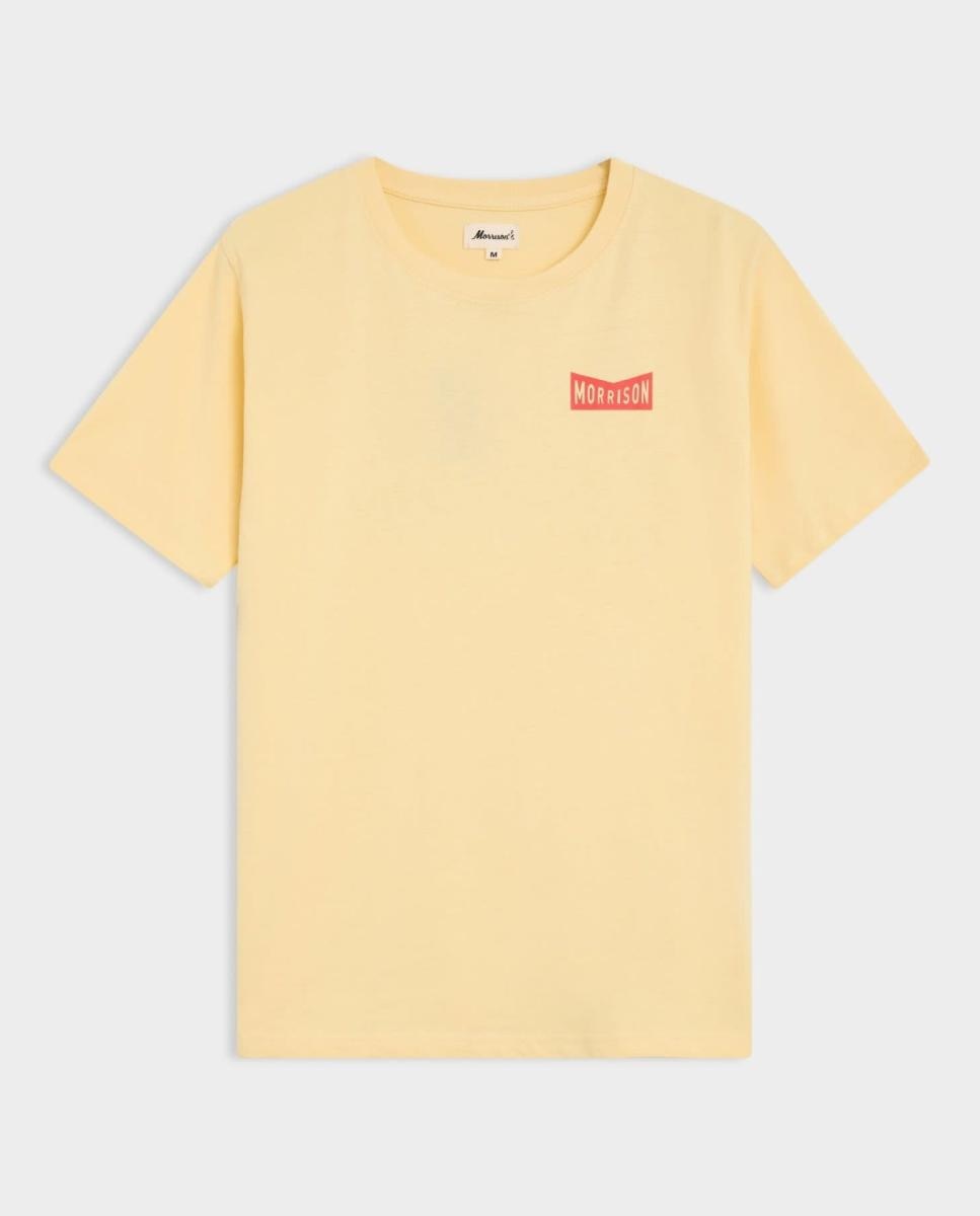 Imagen 0 de Camiseta de hombre de manga corta y doble estampación