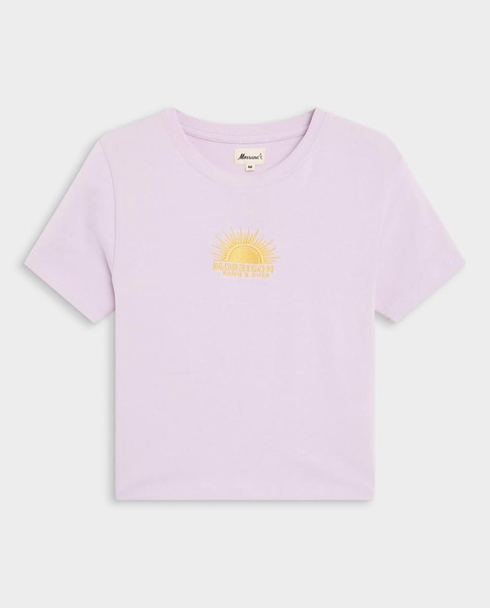 Imagen 0 de Camiseta de hombre de manga corta y bordado frontal