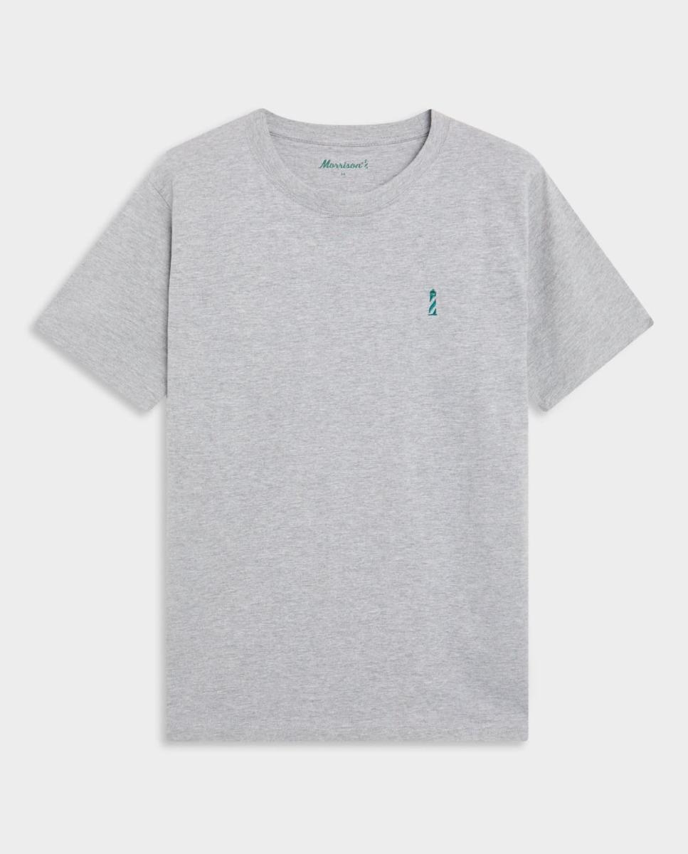Imagen 0 de Camiseta de hombre de manga corta y bordado frontal