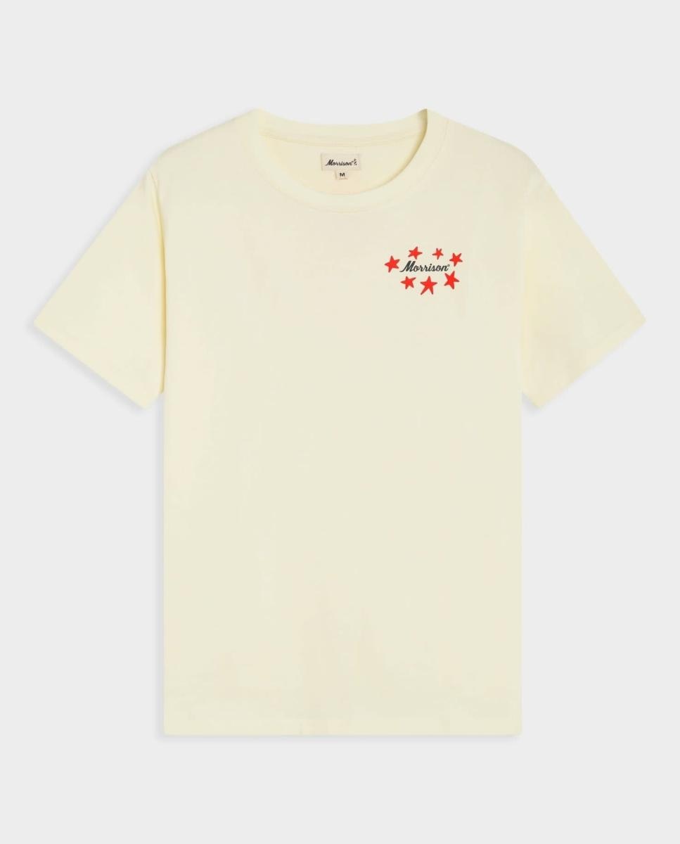 Imagen 0 de Camiseta de hombre de canalé y bordado frontal
