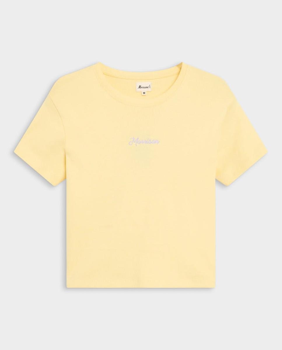 Imagen 0 de Camiseta de hombre de canalé y bordado frontal
