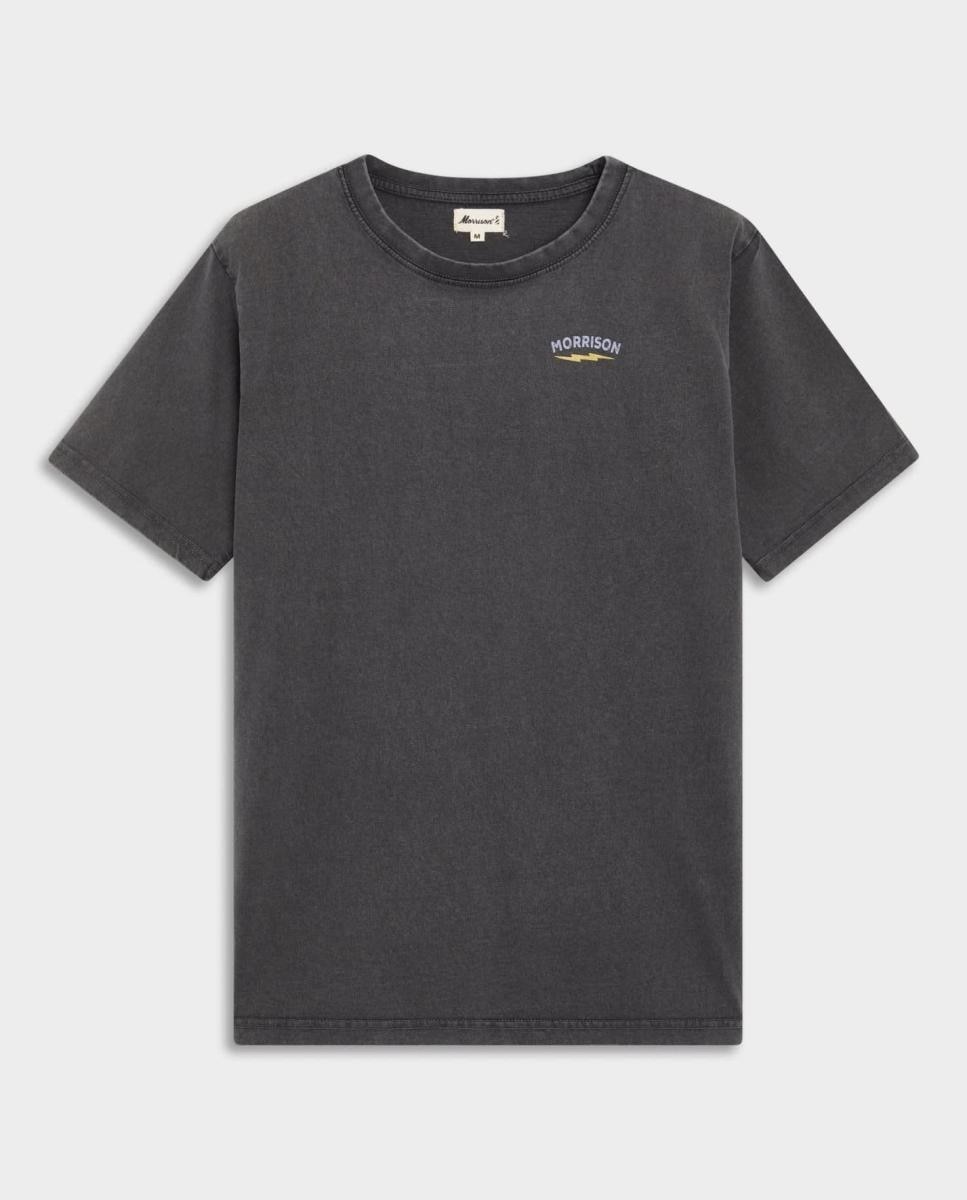 Imagen 0 de Camiseta de hombre de manga corta y doble estampación